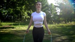 Piper Blush bounce jump rope'
