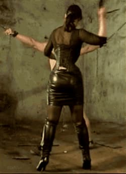 Whipping Her Slave into Obedience'
