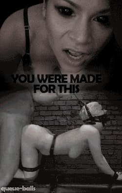 You were made for this...'