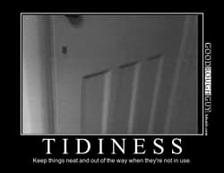 Tidiness'